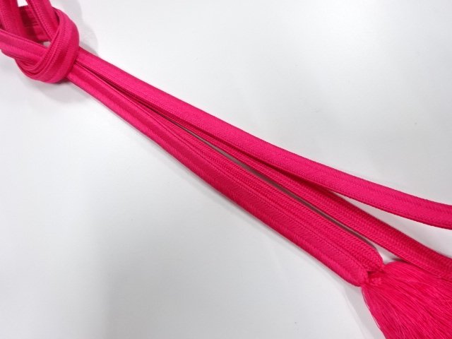 JAPANESE KIMONO / HAND-TIED OBIJIME